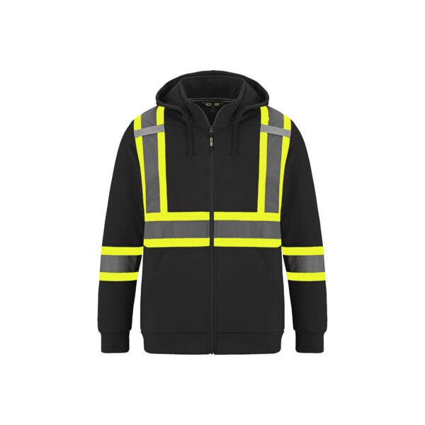 Infinity Hi-Vis Full Zip Hooded Sweatshirt w/ Detachable Hood Thumbnail