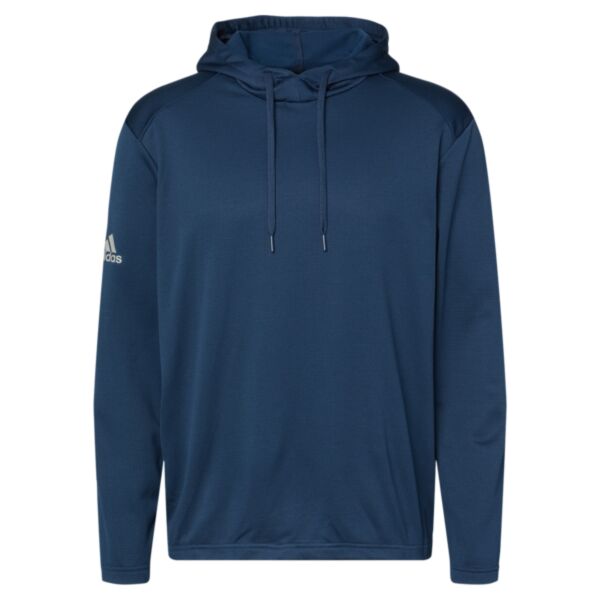 Men's Textured Mixed Media Midweight Hooded Sweatshirt Thumbnail